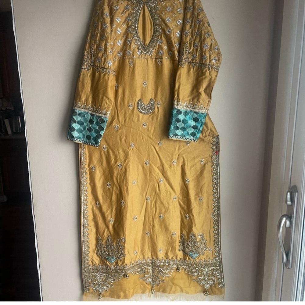 Maria b Pakistani Indian suit outfit party dress small - Picture 2 of 5